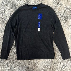 Men’s Large APT. 9 Dark Gray Merino Sweater